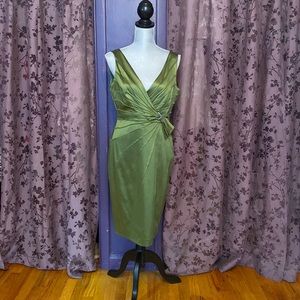 Satin cocktail dress